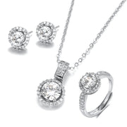 Temperament Korean Style Design Zircon Love Round – Stylish Gifts — 1