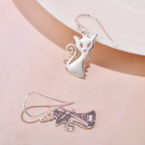S925 Sterling Silver Simple And Stylish Personality – Cat Lover Gifts — 2