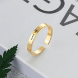 Sterling Silver Fashion Simple Glossy Ring – Stylish Gifts — 4