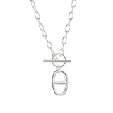 S925 Sterling Silver Necklace Female Pig Nose Hip – Jewelry Gift Ideas — 2