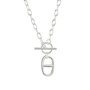 S925 Sterling Silver Necklace Female Pig Nose Hip – Jewelry Gift Ideas — 2