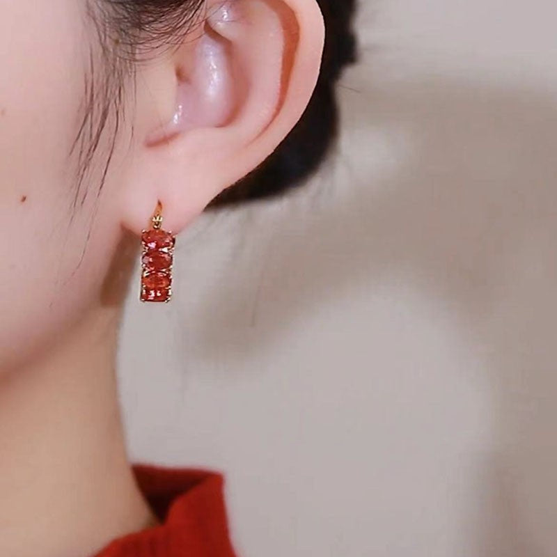 Super Fairy Temperament Red Earrings – Thoughtful Gifts — 1