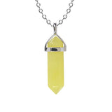 Natural Stone Hexagon Prism Crystal Pendant – Jewelry Gift Ideas — 11