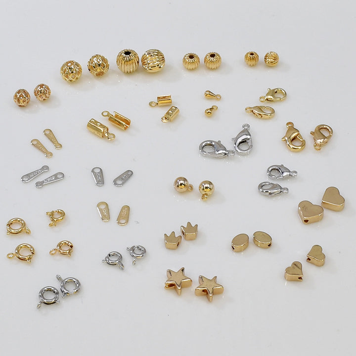 Copper Plated Genuine Gold Color Retention Bead String – Stylish Gifts — 1