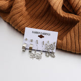 Fashion And Personality 6-pair Studded Earrings – Stylish Gifts — 1