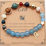 Twelve Constellations Bracelets Natural Stone Beaded – Practical Gifts — 9