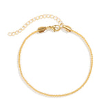 All-match Sparkling Slim Chain Metallic Anklet – Thoughtful Gifts — 6