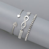 Women's Heart Bracelet Three-piece Suit – Jewelry Gift Ideas — 8