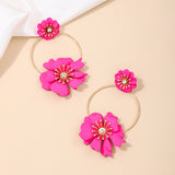 Flower Earrings Holiday Travel Ring Sweet Personality – Outdoor Gifts — 11