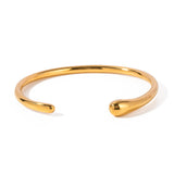 Fashion Stainless Steel Simple Opening Bracelet – Stylish Gifts — 6