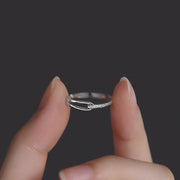 Sterling Silver Star Ring Female Niche Design Index – Gifts for Her — 7
