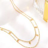 Double-layer Star Diamond Necklace For Women – Jewelry Gift Ideas — 4