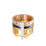 Stainless Steel Multi Ring Combination Roman Letter – Useful Gifts — 10