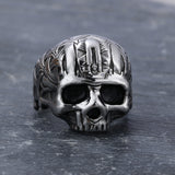 Skull Shaped Men's Titanium Steel Ring – Gifts for Him — 11