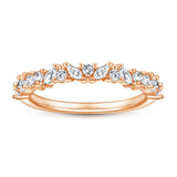 Sterling Silver Flowers Rose Gold Fashion Elegant Ring – Stylish Gifts — 3