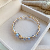 Womens Double Layer Moonstone Natural Crystal – Jewelry Gift Ideas — 4
