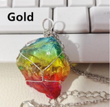 Rainbow Quartz Crystal Necklace – Jewelry Gift Ideas — 2