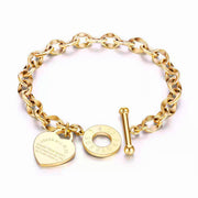 Heart-shaped Stainless Steel Heart-shaped – Jewelry Gift Ideas — 4