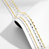 S925 Honeysuckle Style Popular Flat Mesh Chain – Jewelry Gift Ideas — 2