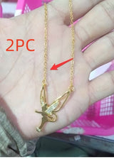 Diamond Angel Wings Necklace Charm Fashion – Jewelry Gift Ideas — 7