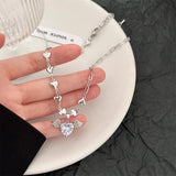 Heart Shaped Gem Pendant Necklace – Jewelry Gift Ideas — 4
