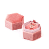 Jewelry Box Hexagonal Pair Ring Storage – Home & Living Gifts — 3