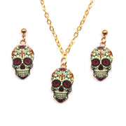 Fashion Oil Dripping Skull Necklace Suit – Jewelry Gift Ideas — 1