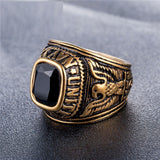 Titanium Steel American Soldier Ring Gem Personality – Surprise Gifts — 3