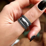 Simple Retro Domineering Ring Trendy And Smooth – Everyday Gifts — 2