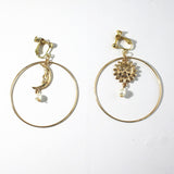 Temperament Sun Moon Pearl Earrings Retro Personality – Stylish Gifts — 7