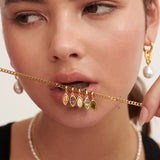 Fashion Multicolor Eye Zircon Necklace – Jewelry Gift Ideas — 5