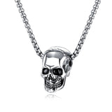 Classic Simple Versatile Stainless Steel Skull – Jewelry Gift Ideas — 4