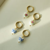 Retro Chinese Style Heart-shaped Blue And White – Stylish Gifts — 4
