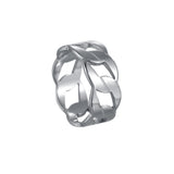Men's Laser Cut Chain Ring – Gifts for Him — 6