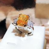 Overturn Stone Inlay Powder Rhinestone Ring – Gift Ideas — 2