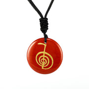 Natural Crystal Agate Stone Carving Spiral Aura – Jewelry Gift Ideas — 10