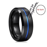 Fashion Personalized Bilateral Frosted Ring – Stylish Gifts — 5
