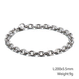 Domineering Punk Hip Hop Stainless Steel Bracelet – Jewelry Gift Ideas — 9