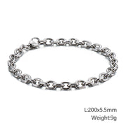 Domineering Punk Hip Hop Stainless Steel Bracelet – Jewelry Gift Ideas — 9