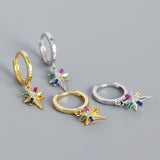Eight-pointed Star Colored Metal Wind Ear Buckle – Gift Ideas — 3