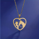 Love Necklace Fashionable Temperament Cutting – Jewelry Gift Ideas — 3