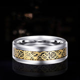 Personalized European And American Tungsten Gold Ring – Stylish Gifts — 3