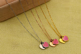 Doppel Herz Necklace Oil Dripping Rose Gold – Jewelry Gift Ideas — 11