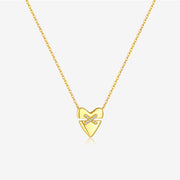 S925 Sterling Silver New Style Heart Cross – Jewelry Gift Ideas — 3