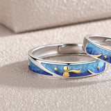 925 Sterling Silver Ring For Men And Women A Pair – Gifts for Her — 4