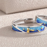 925 Sterling Silver Ring For Men And Women A Pair – Gifts for Her — 4