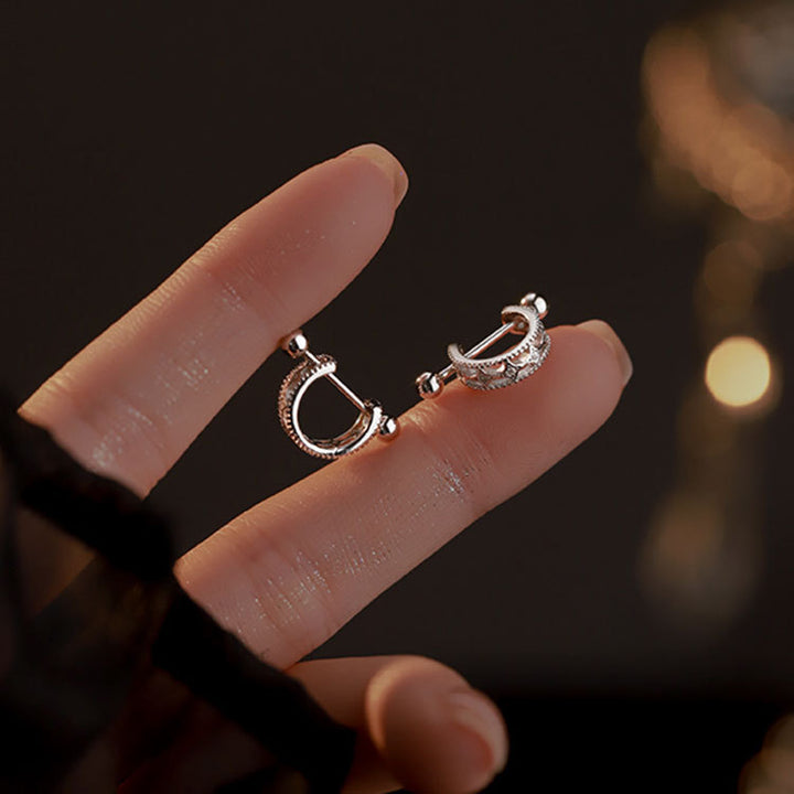 925 Sterling Silver Screw Stud Earrings For Women – Gifts for Her — 1