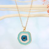 Fashion Devil's Eye Necklace Multi-layer Round – Jewelry Gift Ideas — 5