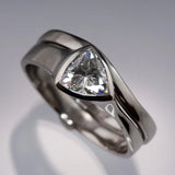 Triangle Rhinestone Zircon Ring Ornament Suit – Surprise Gifts — 4
