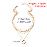 Regular Circle Pendant Fashion Necklace Street – Jewelry Gift Ideas — 3